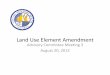 Land Use Element Amendment