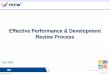 Effective Performance & Development Review Process