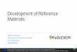 Development of Reference Materials