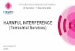 HARMFUL INTERFERENCE (Terrestrial Services)