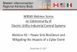 WIRAB Webinar Series on Cybersecurity of Electric Utility 