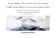 Sample Clinical Databook LANDAUER Cancer Institute