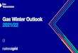 Gas Winter Outlook 2021/22