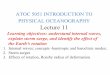 ATOC 5051 INTRODUCTION TO PHYSICAL OCEANOGRAPHY Lecture …