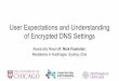User Expectations and Understanding of Encrypted DNS Settings