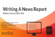 Writing A News Report - Pages - Home