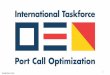 Classification: Public - Port Call Optimization