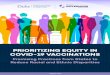 PRIORITIZING EQUITY IN COVID-19 VACCINATIONS
