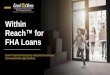 Within Reach for FHA Loans