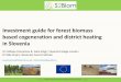 Investment guide for forest biomass based cogeneration and 