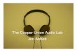 The Cooper Union Audio Lab Jim Abbott