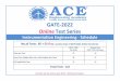 Online Test Series - ACE Engineering Academy