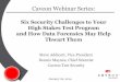 Six Security Challenges to Your High Stakes Test Program 