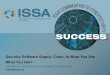 Security Software Supply Chain: Is What You See What You Get?
