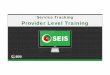 Service Tracker - Provider Training