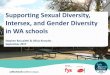 Supporting Sexual Diversity, Intersex, and Gender 
