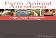 Farm Animal Anesthesia Farm Animal Anesthesia