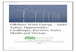 Offshore Wind Energy India Status, Opportunity, Challenges 