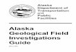 Alaska Geological Field Investigations Guide