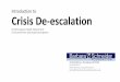 Introduction to Crisis De-escalation - Minneapolis