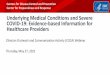 Underlying Medical Conditions and Severe COVID-19 