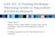 GAF 101: A Training Workshop on Gender in Fisheries 