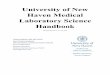 University of New Haven Medical Laboratory Science Handbook