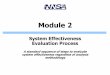 Module 2 -MPCA System Effectiveness Process