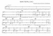 ABBA. «Waterloo»: ноты для фортепиано