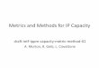 Metrics and Methods for IP Capacity