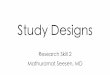 Study design handout - Chiang Mai University