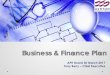 Business & Finance Plan