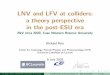 LNV and LFV at colliders: a theory perspective in the post 