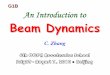 G1B An Introduction to Beam Dynamics