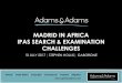 MADRID IN AFRICA IPAS SEARCH & EXAMINATION CHALLENGES