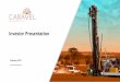 Investor Presentation - Caravel Minerals