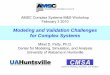 Modeling and Validation Challenges for Complex Systems