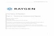 The Story of RayGen Part II Technical Assessment Report