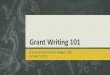 Grant Writing 101 - kdla.ky.gov