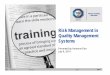 Risk Management in Quality Management Systems