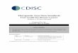 CDISC Therapeutic Area Data Standards User Guide for 