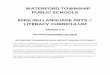 WATERFORD TOWNSHIP PUBLIC SCHOOLS ENGLISH LANGUAGE …