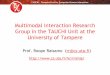 Multimodal Interaction Research Group in the TAUCHI Unit 