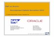 SAP on Oracle: Development Update December 2010