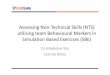 Non Technical Skills (NTS) Behavioural Markers in 