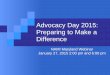 Advocacy Day 2015: Preparing to Make a Difference
