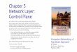 Chapter 5 Network Layer: Control Plane