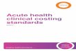 Acute health clinical costing standards - HFMA