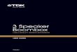 3 Speaker Boombox