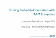 Driving Embedded Innovation with ARM Ecosystem